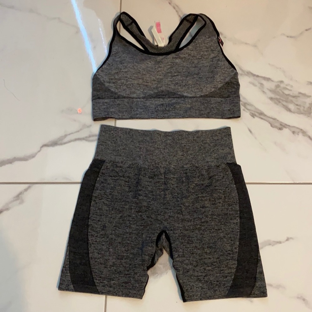Brand New VS sports bra and bike short.